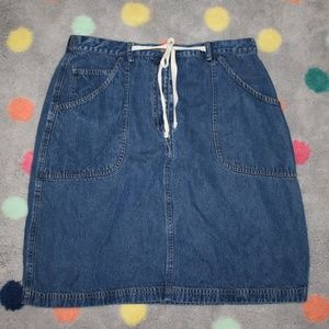 J. Jill Soft Denim  Skirt